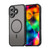 iPhone 17 Fan Dun Series TPU Hybrid PC Frosted Magsafe Phone Case - Black