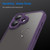 iPhone 17 Fan Dun Series TPU Hybrid PC Frosted Phone Case - Purple