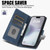 iPhone 17 Fantasy Skin-feel Calfskin Texture Leather Phone Case - Blue
