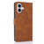 iPhone 17 Fantasy Skin-feel Calfskin Texture Leather Phone Case - Brown