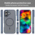 iPhone 17 Fanying Series PC Hybrid TPU Translucent Frosted MagSafe Phone Case - Cyan Blue