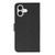 iPhone 17 Feather Pattern Litchi Texture Leather Phone Case - Black