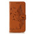 iPhone 17 Feather Pattern Litchi Texture Leather Phone Case - Brown