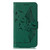 iPhone 17 Feather Pattern Litchi Texture Leather Phone Case - Green
