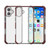 iPhone 17 Four-corner Shockproof TPU Hybrid Acrylic Phone Case - Brown