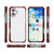 iPhone 17 Four-corner Shockproof TPU Hybrid Acrylic Phone Case - Brown