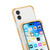 iPhone 17 Four-corner Shockproof TPU Hybrid Acrylic Phone Case - Gold
