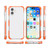 iPhone 17 Four-corner Shockproof TPU Hybrid Acrylic Phone Case - Orange