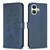 iPhone 17 Four-leaf Embossed Leather Phone Case - Blue