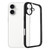 iPhone 17 Frosted TPU + Transparent PC Phone Case - Black