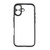 iPhone 17 Frosted TPU + Transparent PC Phone Case - Black