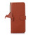 iPhone 17 Genuine Leather Litchi Texture RFID Leather Phone Case - Coffee