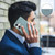 iPhone 17 Geometric Pattern RFID Leather Phone Case - Green