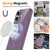 iPhone 17 Glossy TPU Shockproof MagSafe Phone Case with Lanyard - Purple