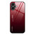 iPhone 17 Gradient Color Glass Phone Case - Red Black