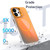 iPhone 17 Gradient Discolor Lens Kickstand Magsafe Phone Case - White