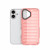 iPhone 17 High Transparency TPU Hybrid PC Airbag Phone Case - Peach Red