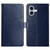 iPhone 17 HT01 Y-shaped Pattern Flip Leather Phone Case - Blue