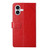 iPhone 17 HT01 Y-shaped Pattern Flip Leather Phone Case - Red