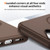 iPhone 17 Imitation Original Magsafe PC Hybrid TPU Phone Case - Coffee