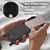 iPhone 17 Integrated Card Bag Solid Color Liquid Silicone Phone Case Gen2 with Short Lanyard - Black