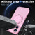 iPhone 17 Kalebol 360-degree Rotating MagSafe Magnetic Holder Phone Case - Pink