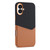 iPhone 17 Kalebol Cloth Textue Stitching Card Slot Magnetic Phone Case - Brown iPhone 17 Kalebol Cloth Textue Stitching Card Slot Magnetic Phone Case - Brown