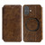 iPhone 17 Kalebol Flip Card Slot MagSafe Leather Phone Case - Brown