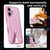 iPhone 17 kalebol Honeycomb Cooling MagSafe Holder Phone Case - Pink iPhone 17 kalebol Honeycomb Cooling MagSafe Holder Phone Case - Pink