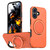 iPhone 17 Kalebol Magnetic MagSafe Rotation Holder PC Phone Case - Orange