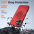 iPhone 17 Kalebol Magnetic MagSafe Rotation Holder PC Phone Case - Red