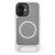 iPhone 17 Kalebol MagSafe Invisible Tilt Holder PC Hybrid TPU Case - Grey White