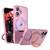 iPhone 17 kalebol MagSafe Metal Ring Holder Phone Case - Pink