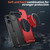 iPhone 17 kalebol Metal 360 Degree Rotation Holder MagSafe Phone Case - Red iPhone 17 kalebol Metal 360 Degree Rotation Holder MagSafe Phone Case - Red