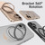 iPhone 17 Kalebol Rotating Magnetic Holder MagSafe Phone Case - Black