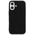 iPhone 17 Kalebol Solid Color Simple All-inclusive Liquid Silicone Phone Case - Black