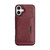 iPhone 17 Kalebol Strong Magnetic MagSafe Tri-Fold Wallet Leather Phone Case - Red
