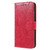 iPhone 17 Lace Flower Embossing Flip Leather Phone Case - Red