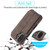 iPhone 17 LC.IMEEKE Hon Ancient Series Flip Leather Phone Case - Coffee iPhone 17 LC.IMEEKE Hon Ancient Series Flip Leather Phone Case - Coffee