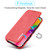 iPhone 17 LC.IMEEKE Hon Ancient Series Flip Leather Phone Case - Red iPhone 17 LC.IMEEKE Hon Ancient Series Flip Leather Phone Case - Red