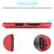 iPhone 17 LC.IMEEKE Hon Ancient Series Flip Leather Phone Case - Red iPhone 17 LC.IMEEKE Hon Ancient Series Flip Leather Phone Case - Red