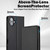 iPhone 17 LC.IMEEKE L1 Series Frosted Fine Texture PU Phone Case - Black iPhone 17 LC.IMEEKE L1 Series Frosted Fine Texture PU Phone Case - Black