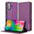 iPhone 17 LC.IMEEKE L1 Series Frosted Fine Texture PU Phone Case - Purple iPhone 17 LC.IMEEKE L1 Series Frosted Fine Texture PU Phone Case - Purple
