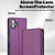 iPhone 17 LC.IMEEKE L1 Series Frosted Fine Texture PU Phone Case - Purple iPhone 17 LC.IMEEKE L1 Series Frosted Fine Texture PU Phone Case - Purple