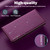 iPhone 17 LC.IMEEKE L1 Series Frosted Fine Texture PU Phone Case - Purple iPhone 17 LC.IMEEKE L1 Series Frosted Fine Texture PU Phone Case - Purple