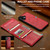 iPhone 17 LC.IMEEKE L5 Series Detachable RFID Card Bag Magsafe Phone Case - Red iPhone 17 LC.IMEEKE L5 Series Detachable RFID Card Bag Magsafe Phone Case - Red