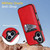 iPhone 17 Litchi Leather Skin Card Slots Phone Case - Red iPhone 17 Litchi Leather Skin Card Slots Phone Case - Red
