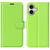 iPhone 17 Litchi Texture Horizontal Flip Leather Phone Case with Holder - Green