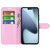 iPhone 17 Litchi Texture Horizontal Flip Leather Phone Case with Holder - Pink