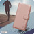 iPhone 17 Litchi Texture RFID Anti-theft Leather Phone Case - Gold